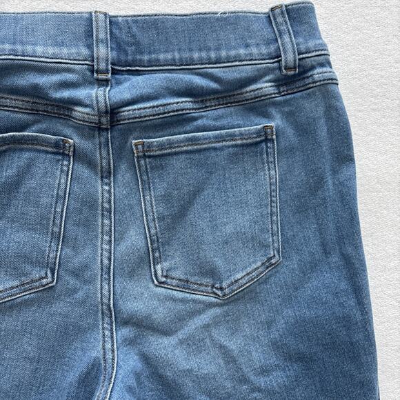 Spanx Women SPANXshape EveryWear Flare Jean Size Large Pull On Light Wash - Picture 13 of 13